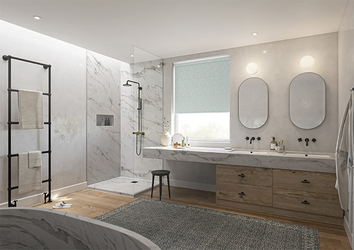 Jasmine (Blackout), Spearmint - Twist&Fit Roller Blind - Image 7